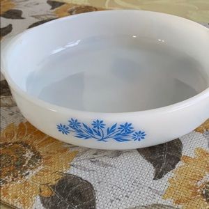 Fire king round dish